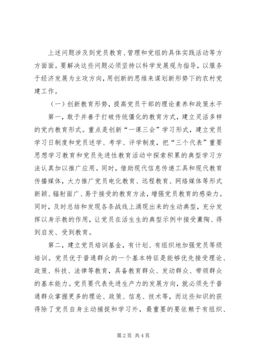 对新农村建设加强党建工作的思考 (2).docx