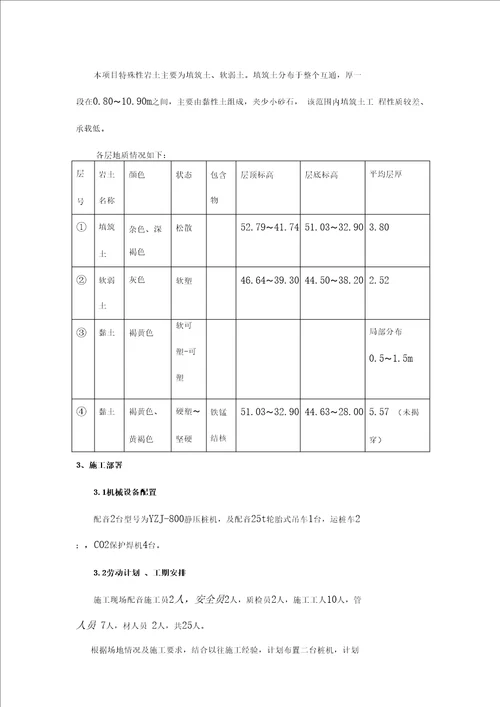 管桩施工组织设计