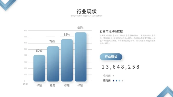 蓝色渐变微粒体商业计划书公司介绍企业介绍产品介绍ppt模板