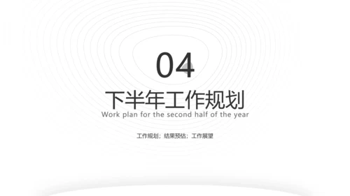 简约商务风年度工作总结汇报