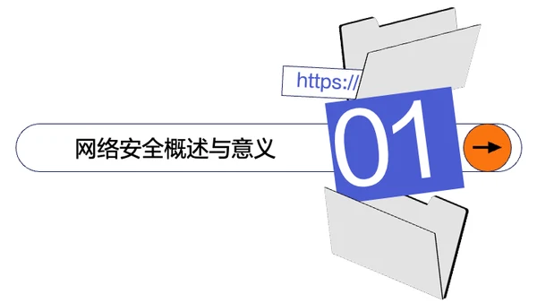 糖果色清新简约网络安全教育培训PPT模板