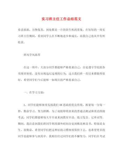 精编之实习班主任工作总结范文2.docx