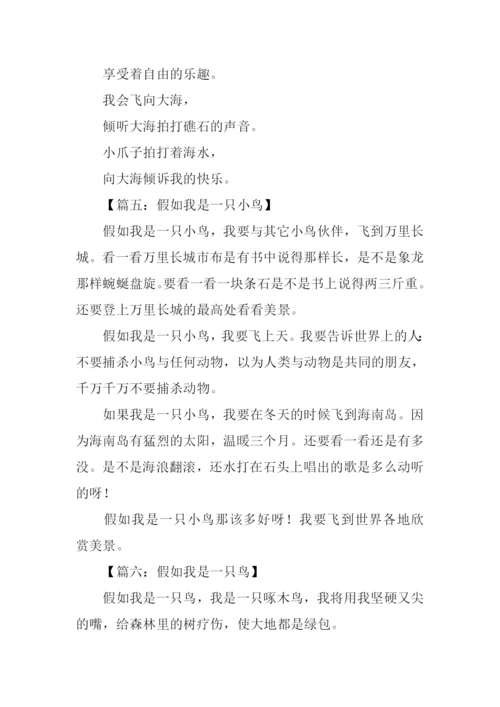 假如我是一只鸟作文100字.docx