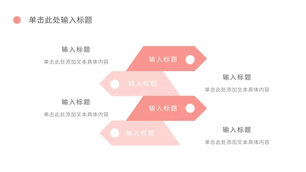 粉色工作汇报总结ppt模板