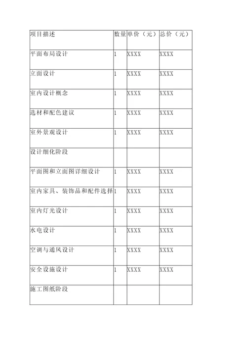 房山露营民宿设计报价单