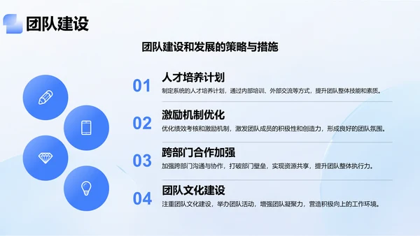 蓝色3D风年中任务完成情况汇报PPT模板