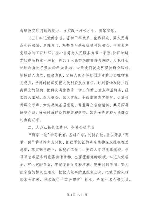 学长征精神,作合格党员.docx