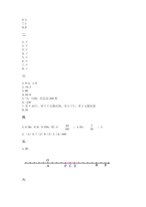 苏教版数学小升初模拟试卷及答案【真题汇编】.docx