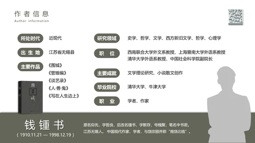 《围城》读书名著导读走迷宫ppt模板