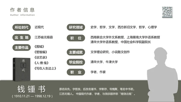 《围城》读书名著导读走迷宫ppt模板