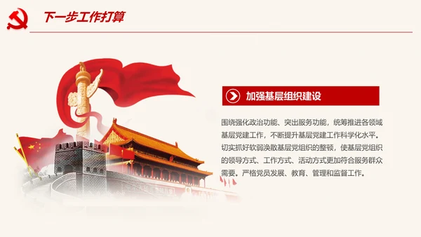 2020党支部党建工作汇报述职报告PPT