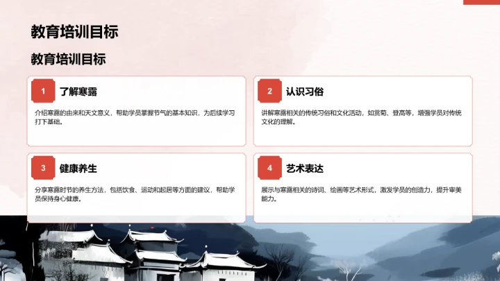 二十四节气寒露PPT模板