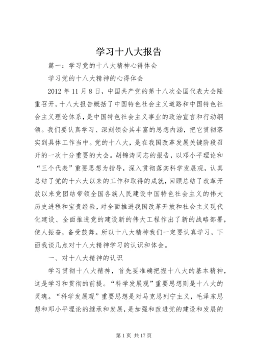 学习十八大报告 (3).docx