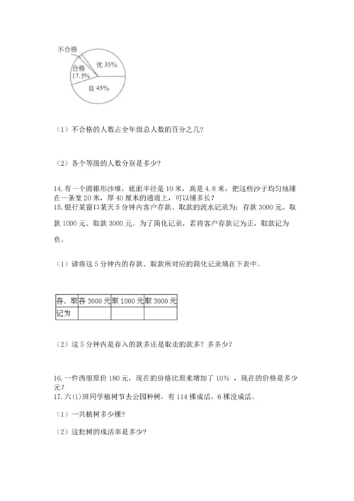 六年级小升初数学应用题50道附答案【典型题】.docx