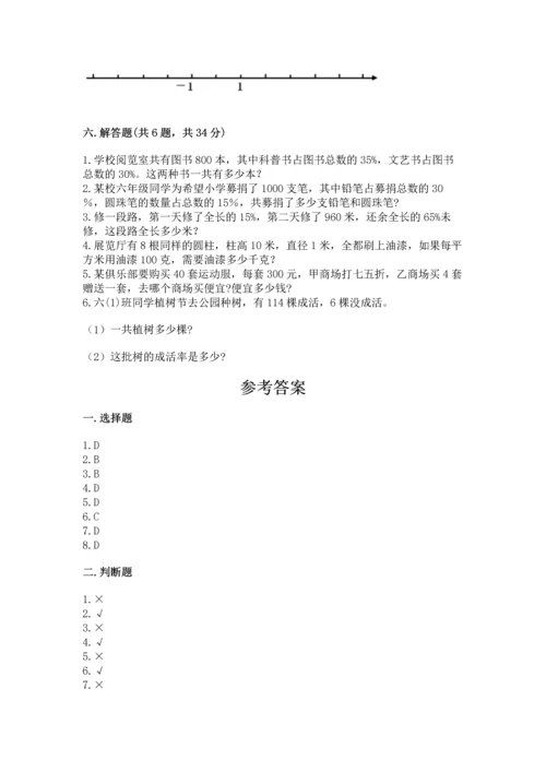 临安小学毕业数学试卷【达标题】.docx