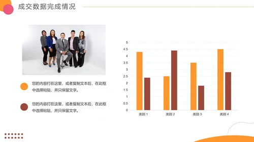 简约时尚轻快电商年终工作总结PPT模板