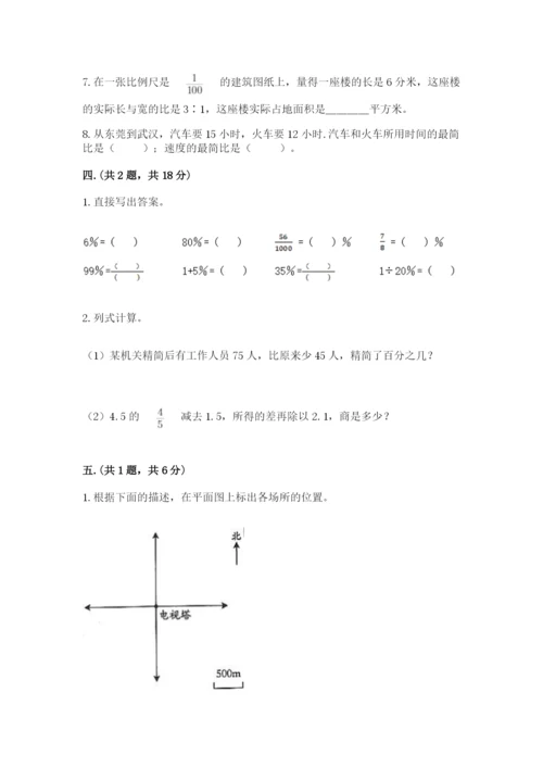 人教版数学六年级下册试题期末模拟检测卷必考题.docx