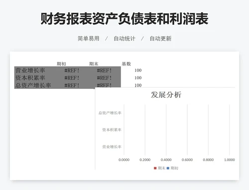 财务报表资产负债表和利润表