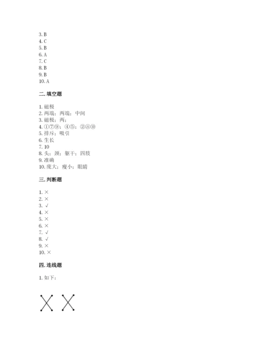 教科版二年级下册科学知识点期末测试卷含答案（轻巧夺冠）.docx