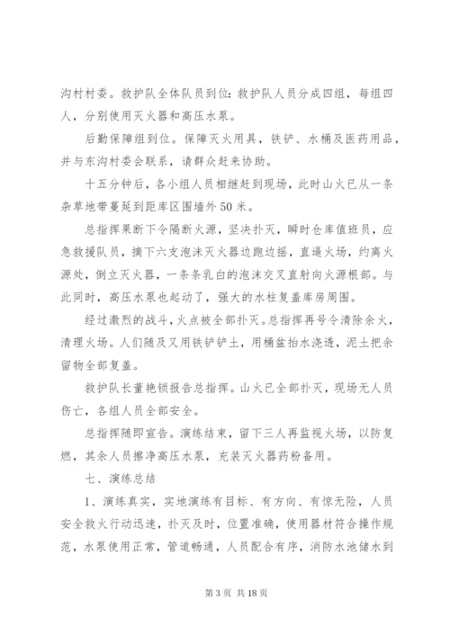 民爆器材库火灾事故消防演练方案.docx