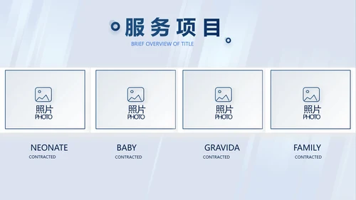 蓝色公司简介企业宣传工作总结PPT