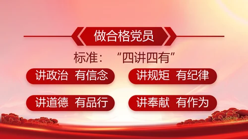 党支部党员代表大会工作总结汇报计划动态PPT