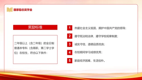 国家资助政策宣传奖学金答辩PPT模板