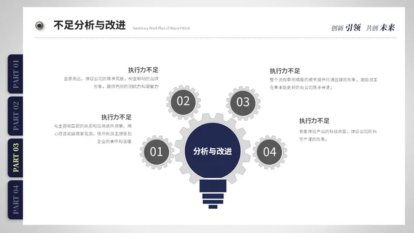 创意简约抽拉式文件夹风工作总结工作汇报ppt模板