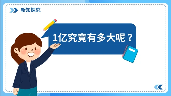 人教版数学四年级《1亿有多大》课件