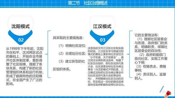 社区治理，社区街道办PPT模板