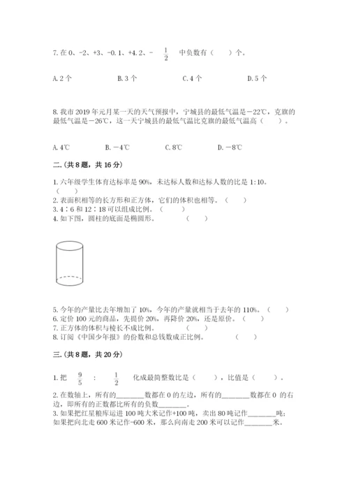 苏教版六年级数学小升初试卷精品【典优】.docx