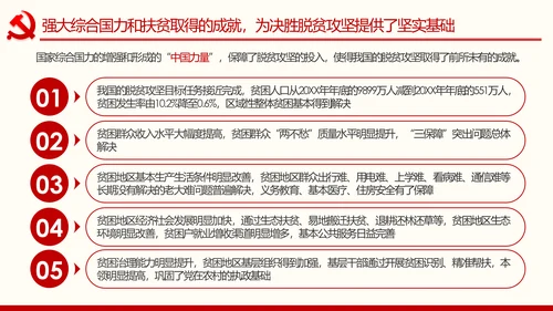 决胜脱贫攻坚全面建成小康社会精准脱贫扶贫PPT