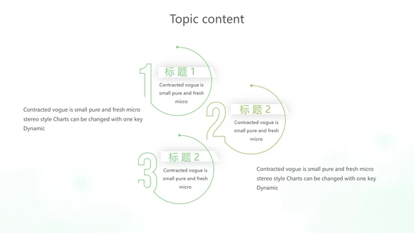 绿色小清新述职报告动态PPT模板