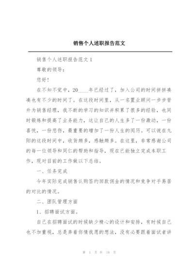 销售个人述职报告范文.docx