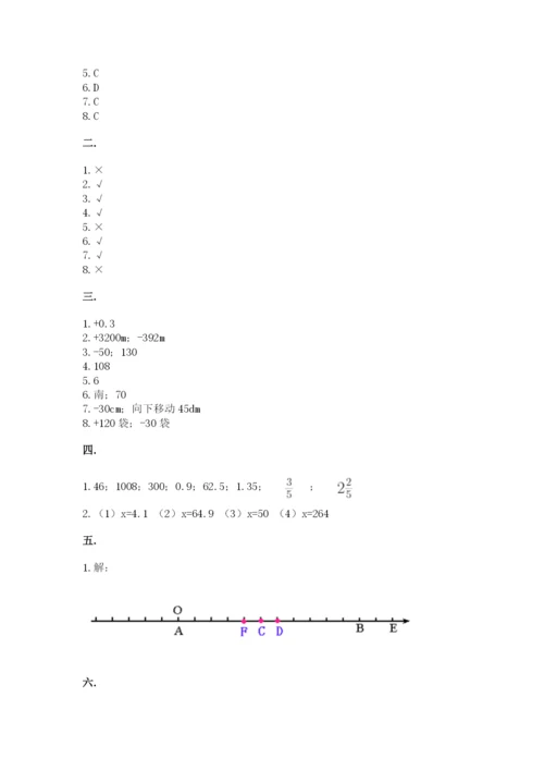 苏教版六年级数学小升初试卷及完整答案1套.docx