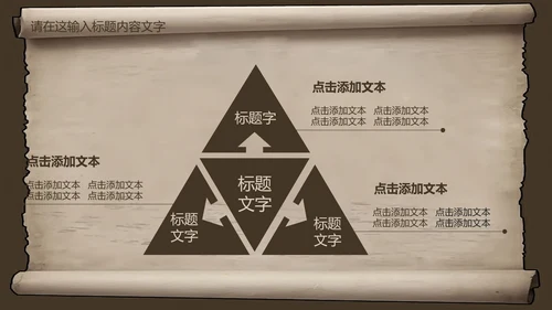 复古古韵中国风卷轴ppt动态模板