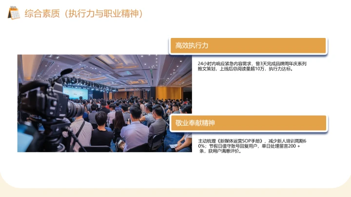 汉语言文学专业大学生求职个人能力综合展示职业生涯规划PPT模版