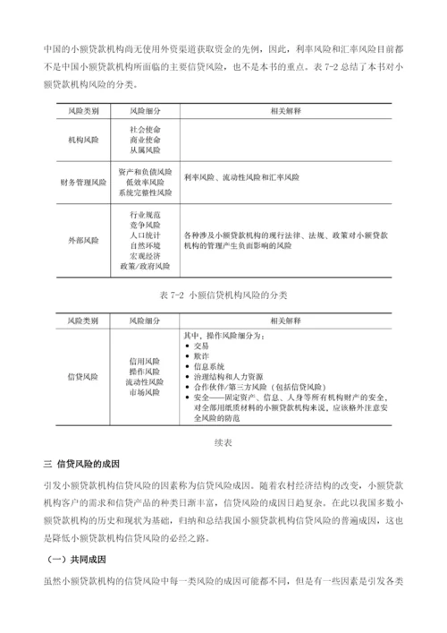 小额贷款机构的信贷风险管理-内部控制和欺诈防范.docx