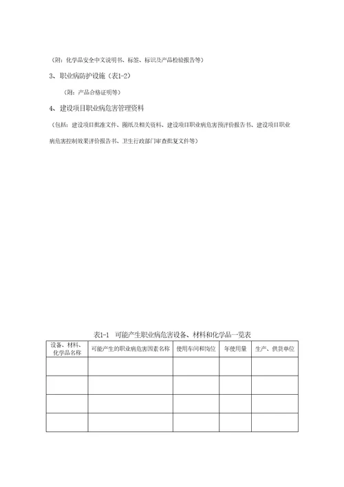 职业健康管理档案职业健康标准化