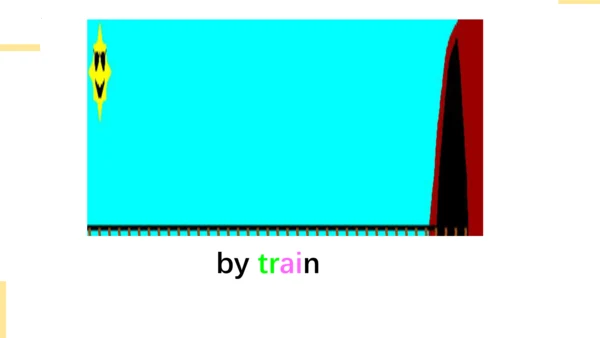 Module 7 Unit 2 I go by train   课件 (共27张PPT)