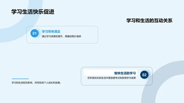 学生生活学习平衡法PPT模板