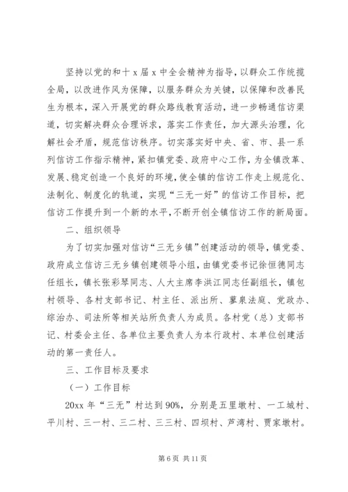 综治信访工作计划模板20XX年.docx