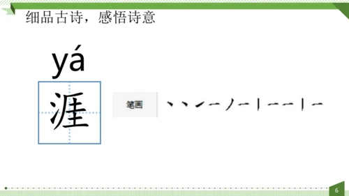 统编版语文六年级上册第六单元  18《古诗三首》课件