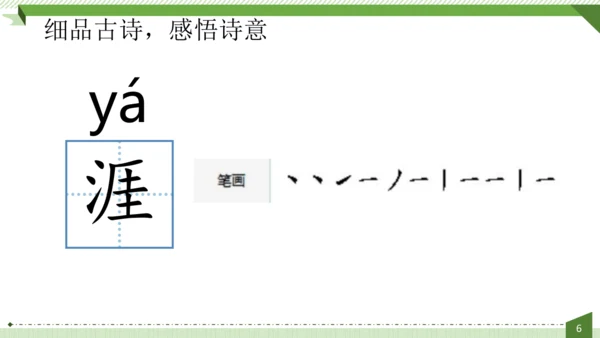 统编版语文六年级上册第六单元  18《古诗三首》课件