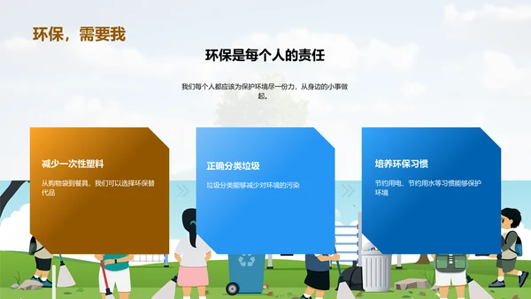 环保行动我们在行