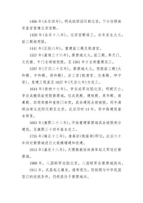 北京故宫的故事精选5篇600字.docx