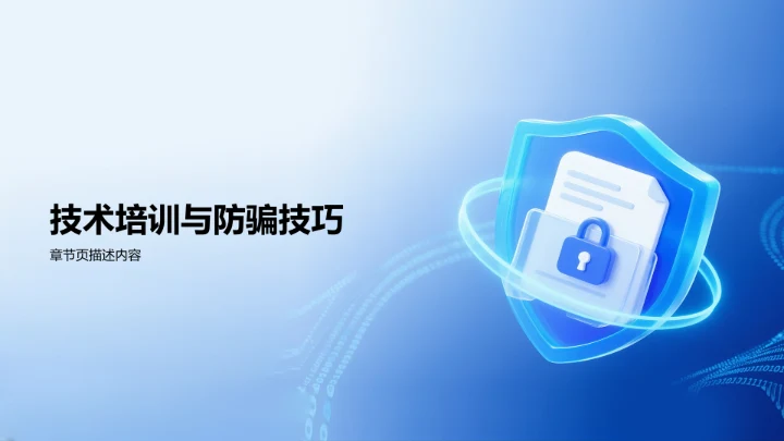 全民反诈防骗知识培训PPT