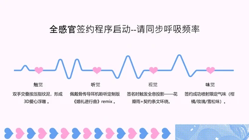 蓝粉色波普风情人节活动汇报PPT模板