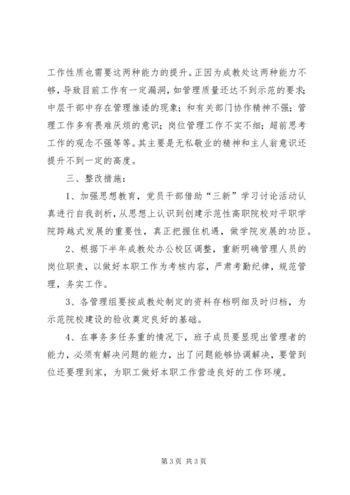 学院成教处自查报告范文 (3).docx