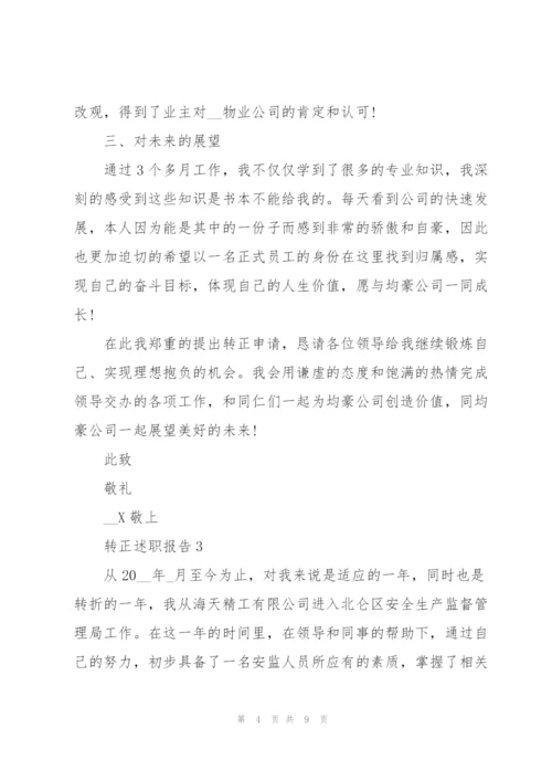 转正工作述职报告及心得.docx